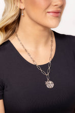 Load image into Gallery viewer, Stardust Saucer - White necklace A093