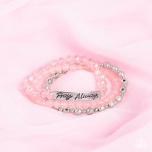 Load image into Gallery viewer, Pray Always - Pink bracelet D007
