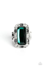 Load image into Gallery viewer, Radiant Rhinestones - Green ring G003