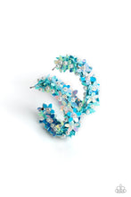 Load image into Gallery viewer, Fairy Fantasia - Blue hoop earring D043