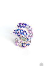 Load image into Gallery viewer, Fairy Fantasia - Purple hoop earring D010