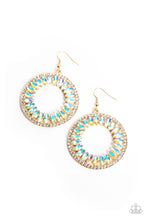 Load image into Gallery viewer, Wall Street Wreaths - Gold earring D043