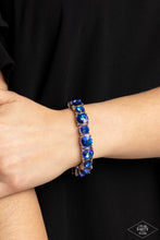 Load image into Gallery viewer, Born To Bedazzle - Blue bracelet EXCLUSIVE Pink Diamond F019/F020