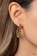 Load image into Gallery viewer, The Way You Make Me WHEEL - Gold hoop earring E104