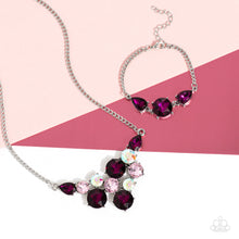 Load image into Gallery viewer, Round Royalty - Pink necklace D081