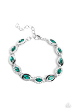 Load image into Gallery viewer, Some Serious Sparkle - Green bracelet D065