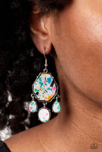Load image into Gallery viewer, Organic Optimism - White earring B125