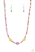 Load image into Gallery viewer, Flower Power Pageant - Purple necklace C026