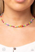 Load image into Gallery viewer, Flower Child Flair - Multi BL/MT choker D061