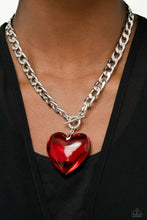 Load image into Gallery viewer, GLASSY-Hero - Red necklace MARCH 2023 LOP D028