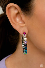 Load image into Gallery viewer, Hypnotic Heart Attack - Multi hoop earring JUNE 2023 LOP D042
