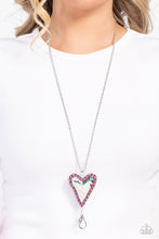 Load image into Gallery viewer, Radiant Romeo - Pink lanyard necklace C023