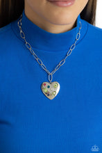 Load image into Gallery viewer, Online Dating - Green necklace D072