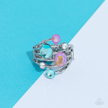 Load image into Gallery viewer, Timeless Trickle - Blue ring D029