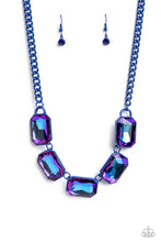 Load image into Gallery viewer, Emerald City Couture - Blue necklace JUNE 2023 LOP C020