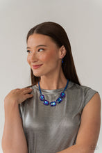 Load image into Gallery viewer, Emerald City Couture - Blue necklace JUNE 2023 LOP C020