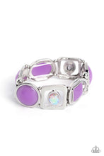 Load image into Gallery viewer, Majestic Mashup - Purple bracelet B031