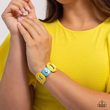 Load image into Gallery viewer, Painted Pairing - Yellow bracelet G038