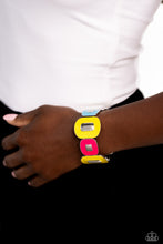 Load image into Gallery viewer, Painted Pairing - Yellow bracelet G038