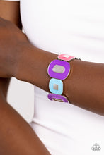 Load image into Gallery viewer, Painted Pairing - Purple bracelet B130