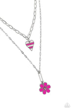 Load image into Gallery viewer, Childhood Charms - Pink necklace A044