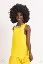 Load image into Gallery viewer, Contrasting Couture - Red necklace E017