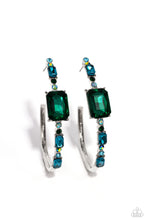 Load image into Gallery viewer, Elite Ensemble - Green hoop earring 2023 Convention Exclusive