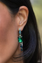 Load image into Gallery viewer, Elite Ensemble - Green hoop earring 2023 Convention Exclusive