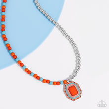 Load image into Gallery viewer, Contrasting Candy - Orange necklace A069