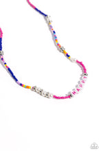 Load image into Gallery viewer, Happy to See You - Pink necklace A100