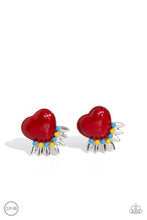 Load image into Gallery viewer, Spring Story - Red clip-on earring A040