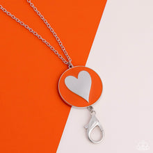 Load image into Gallery viewer, True to Your Heart - Orange lanyard D023
