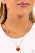 Load image into Gallery viewer, Romantic Ragtime - Red necklace A102