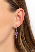 Load image into Gallery viewer, Key Performance - Purple earring A051