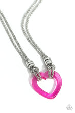 Load image into Gallery viewer, Lead with Your Heart - Pink necklace A099