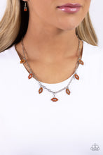 Load image into Gallery viewer, KISS the Mark - Orange necklace A010