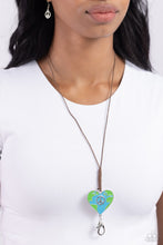 Load image into Gallery viewer, Earthy Evolution - Blue necklace A002