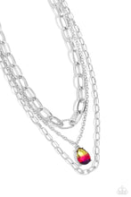 Load image into Gallery viewer, Teardrop Tiers - Multi necklace A084