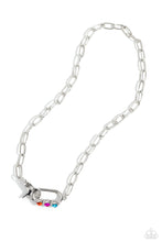 Load image into Gallery viewer, Dont Want to Miss a STRING - Silver necklace A097