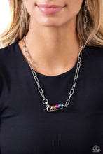 Load image into Gallery viewer, Dont Want to Miss a STRING - Silver necklace A097