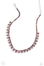 Load image into Gallery viewer, Ritzy Rhinestones - Purple necklace B086