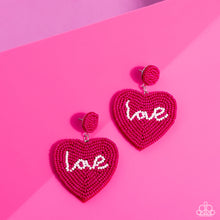 Load image into Gallery viewer, Sweet Seeds - Pink earring A093