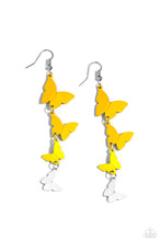 Load image into Gallery viewer, Haphazard Headliner - Yellow earring A089