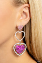 Load image into Gallery viewer, Couples Celebration - Pink earring E016