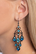 Load image into Gallery viewer, Regal Renovation - Blue earring A030