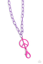 Load image into Gallery viewer, Tranquil Unity - Purple lanyard E010