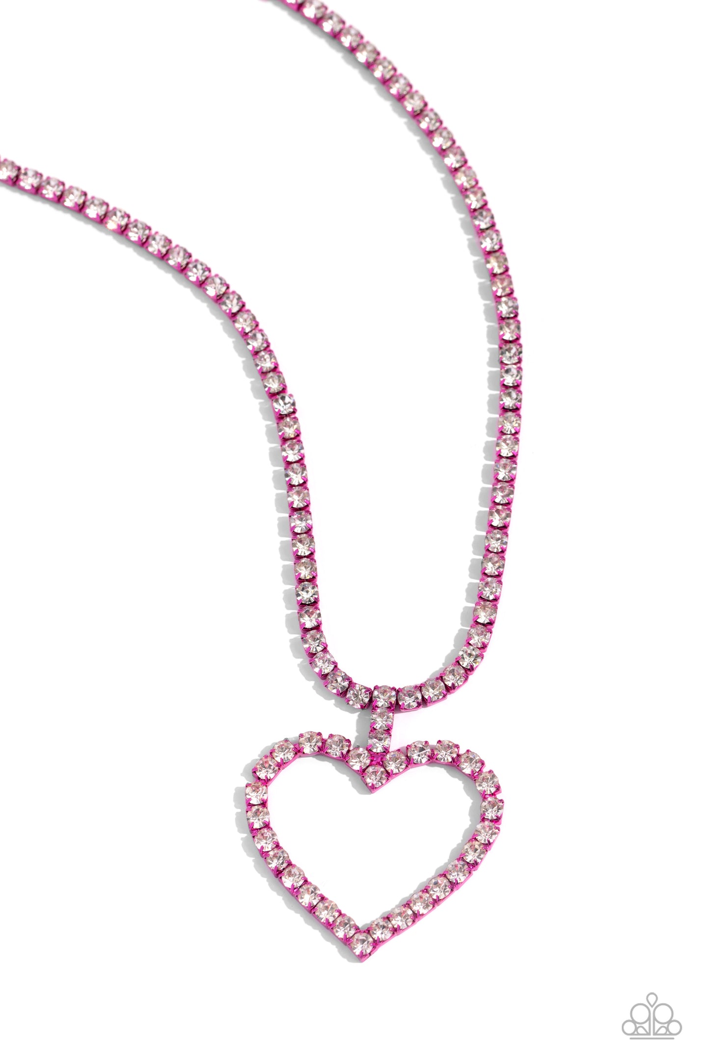Flirting Fancy - Pink necklace B131