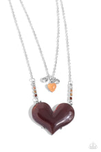 Load image into Gallery viewer, Heart-Racing Recognition - Brown necklace A076