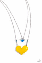 Load image into Gallery viewer, Heart-Racing Recognition - Yellow necklace E003