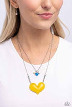 Load image into Gallery viewer, Heart-Racing Recognition - Yellow necklace E003